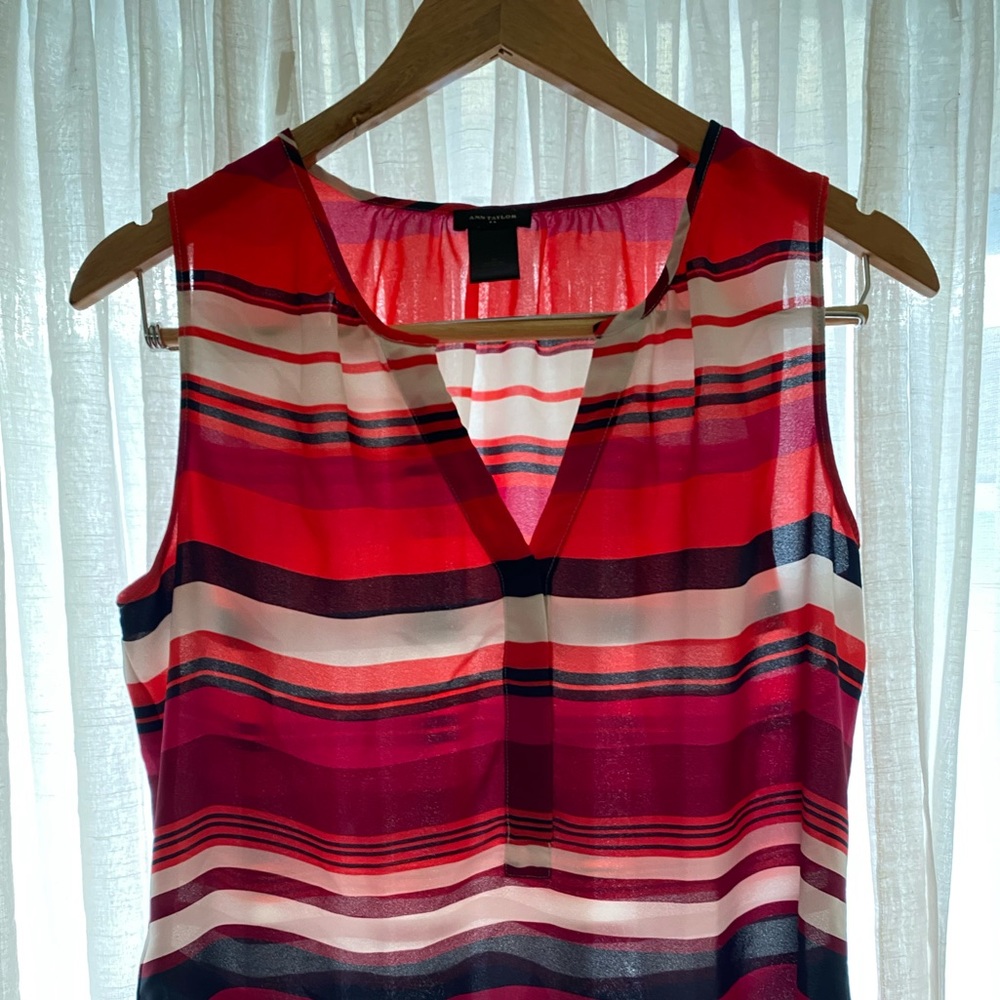 Ann Taylor Striped Tank Top